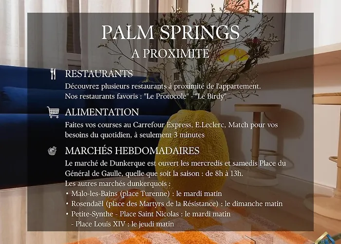 Palm Springs - Art Deco Au Coeur De Malo-les-bains