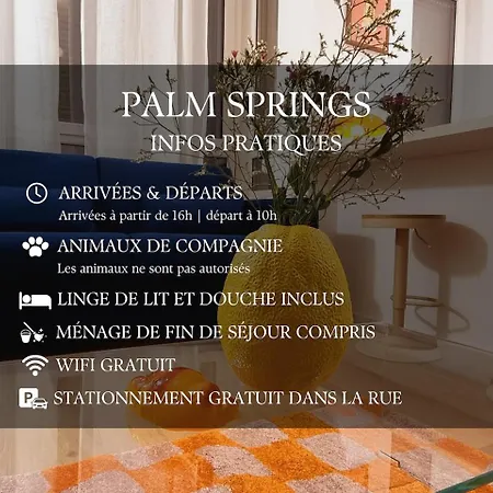 Palm Springs - Art Deco Au Coeur De Malo-les-bains